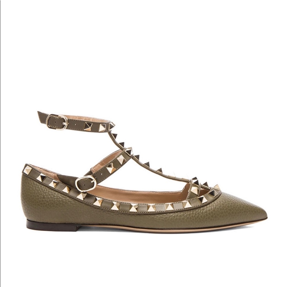 Valentino Rockstar leather caged sandals